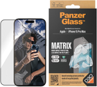 Захисне скло PanzerGlass Matrix Screen Protector with D3O для Apple iPhone 15 Pro Max / Ultra-Wide Fit w. AlignerKit (5711724028205) - зображення 3