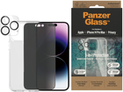 Набір PanzerGlass Privacy 3-in-1 Pack для Apple iPhone 14 Pro Max чохол + Захисне скло + Захисне скло для камери (B0404+P2786) - зображення 2