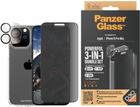 Zestaw PanzerGlass Privacy 3-in-1 Pack do Apple iPhone 15 Pro Max etui + szkło hartowane + szkło do obiektywów (B1175+P2812) - obraz 2
