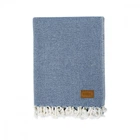 Плед-накидка Barine - Wool Basket indigo синий 120*175