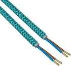 Електричний кабель в оплітці DPM 3.0 м бірюзово-морський (DIC0630) - зображення 1