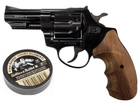 Револьвер флобера Zbroia Profi-3" Черный / Дерево + 200 Sellier & Bellot - изображение 1