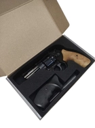 Револьвер флобера Zbroia Profi-3" Черный / Дерево + 200 Sellier & Bellot - изображение 2