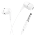 Проводные вакуумные наушники c микрофоном Hoco M97 white