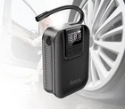 Автомобильный компрессор аккумуляторный с фонариком портативная smart air pump Hoco S53