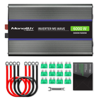 Przetwornica samochodowa Qoltec Monolith 6000 MS Wave 3000 W/6000 W 12 V na 230 V - obraz 7