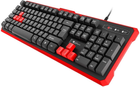 Клавіатура дротова Natec Genesis Rhod 110 USB Black/Red (NKG-0975) - зображення 4