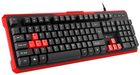 Клавіатура дротова Natec Genesis Rhod 110 USB Black/Red (NKG-0975) - зображення 5