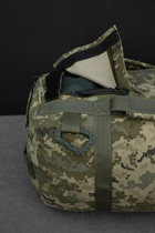 Сумка баул-рюкзак війсковий Оберіг 100л 80*40 см піксель мм14 - зображення 5