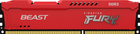 RAM HyperX DDR3-1866 8192MB PC3-14900 (zestaw 2x4096) FURY Czerwony (HX318C10FRK2/8) - obraz 3
