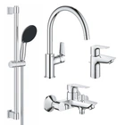 Набор смесителей для ванной комнаты и кухни Grohe QuickFix Start Edge UA202501SK