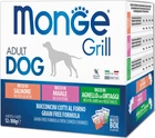 Влажный корм для собак Monge dog корм grill mix Лосось ягненок свинина