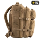 Рюкзак тактический (36 л) M-Tac Large Assault Pack Laser Cut Tan Армейский Coyte (Койот) с D-кольцом - изображение 5