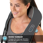 Масажер для шиї HoMedics Shiatsu Neck & Shoulder Gel Massager with Heat (NMS-700RCG) - зображення 7