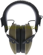 Активні тактичні навушники Walker's Razor Slim Patriot Series з патчами, Оливковий (GWP-RSEMPAT-ODG) - зображення 2