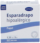 Plaster Hartmann hipoalergiczny w formie taśmy papierowej 1.25 cm x 5 m (8410558000162) - obraz 1