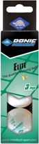 Мячи для настольного тенниса Donic Elite 1* 40+ 3 шт Белые (608310-40+)