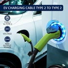 Кабель для зарядки електромобіля Qoltec EV Cable Type 2 for car charging 400В 22кВт 32А 5 м - зображення 4