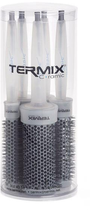 Zestaw Szczotka Termix Thermal Ceramic Comb Pack White 5 szt (8436007233028) - obraz 1
