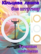 Кольцевая LED лампа Ring Fill Light 30см без штатива, с держателем для телефона DX-300
