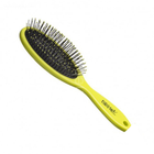 Круглий гребінець для волосся Eurostil Oval Cepillo Mediano Verde Fluor 1 шт (8423029038861) - зображення 1