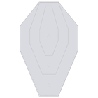 Мішень МКПС (IPSС) №33-в універсальна 460х760 мм біла Gerts - изображение 1