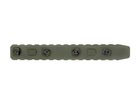 Планка Пикатинни КРУК CRC 9009 ODGreen на 14 слотов с креплением M-Lok - изображение 3