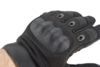 Тактичні рукавички з пальцями 9089_XXL_Black - зображення 4