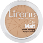 Puder do twarzy Lirene City Matt Mineral Mattifying Compact Powder mineralny matujący 03 Beżowy 9 g (5900717699212) - obraz 1