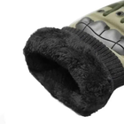 Зимові тактичні рукавички Олива М 20-21 см. - зображення 3