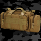 Сумка - подсумок поясная Tactical военная, сумка нагрудная с ремнем на плечо 5 LU-630 литров кордура KordMart (TL271195ws42295) - изображение 7