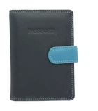 Обкладинка для паспорта шкіряна Visconti RB75 - Sumba (blue multi)