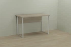 Комп'ютерний стіл Ferrum-decor Курт 75x100x60 білий ДСП Дуб Сонома 32мм