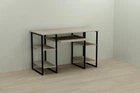 Комп'ютерний стіл Ferrum-decor Тім 75x140x60 чорний ДСП Дуб Сонома 16мм