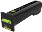 Toner Lexmark CS820/CX82x/CX860 Yellow (734646597319) - obraz 1