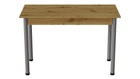 Стол кухонный Ferrum-decor Бенита 75x120x60 Серый ДСП Дуб Артизан 16мм (BEN0048)