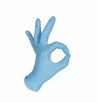 Рукавички нітрилові MediPlus NitryPlus M Сині 100 шт (00-00000132) - изображение 5