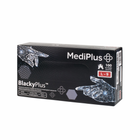 Рукавички нітрилові MediPlus BlackyPlus L Чорні 100 шт (00-00000127) - зображення 1