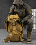 Тактичний великий рюкзак Койот 100л - изображение 7