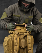 Тактичний великий рюкзак Койот 100л - изображение 9