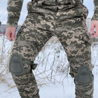 Чоловічі штани на Флісі з Наколінниками піксель / Утеплені брюки Intruder Protect розмір S - зображення 5