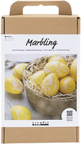 Zestaw kreatywny Creativ Company Marbling Yellow (5712854614009) - obraz 1