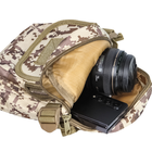 Рюкзак тактический на одно плечо AOKALI Outdoor A31 Sand Pixel - изображение 4