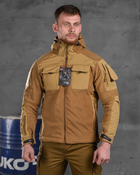Тактическая флисовка куртка esdy combo coyot 0 M - изображение 1