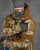 Тактична флісування куртка battle combo кайот S - зображення 8