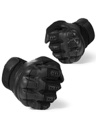 Перчатки полнопалые с адаптером черные, L - изображение 4