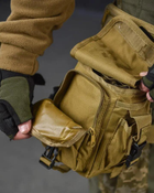 Тактическая поясная сумка на ногу SWAT Cordura 1000D койот (85577) - изображение 3