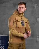 Тактична чоловіча флісова куртка L койот (85575) - зображення 3