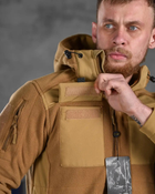 Тактическая мужская флисовая куртка M койот (85575) - изображение 5
