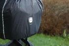Накидка від дощу BabyDan Rain Cover with LED Light Black (5705548044503) - зображення 2